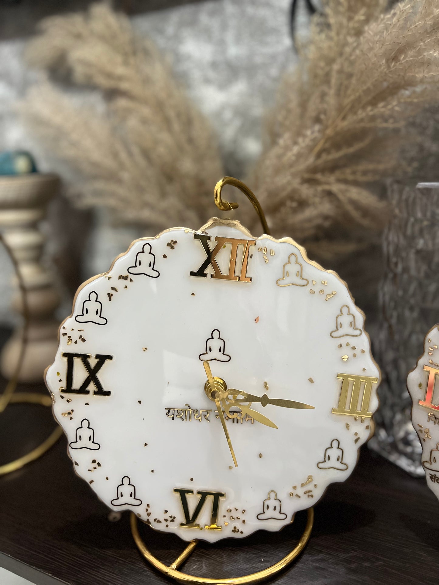 Customized Resin Agate Clock
