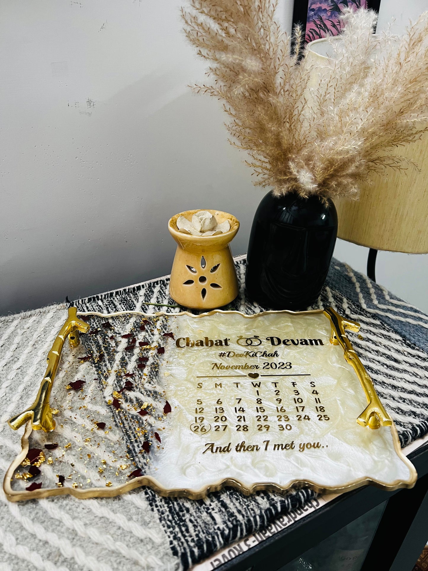 Resin Wedding Plate