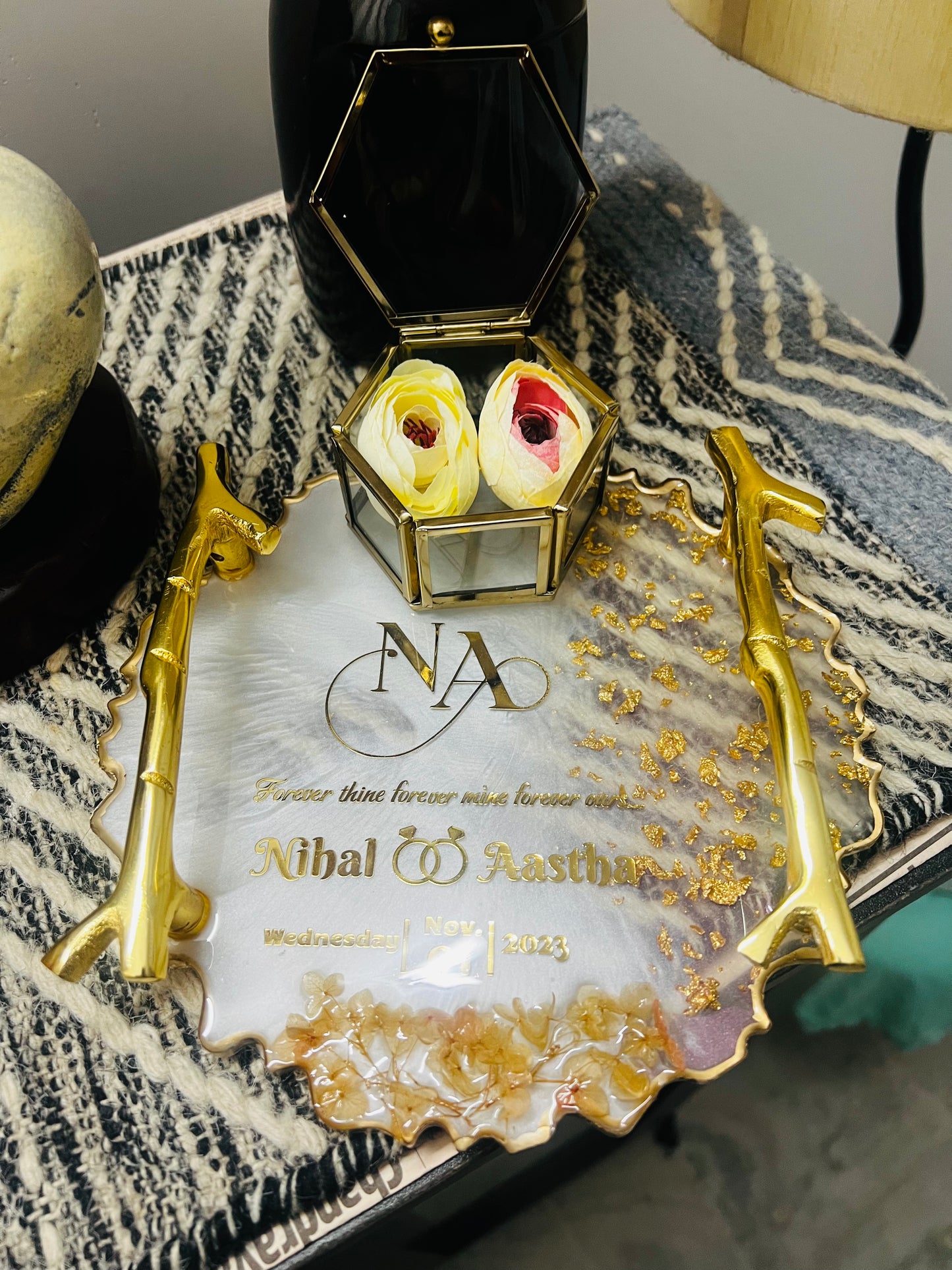 Resin Wedding Plate