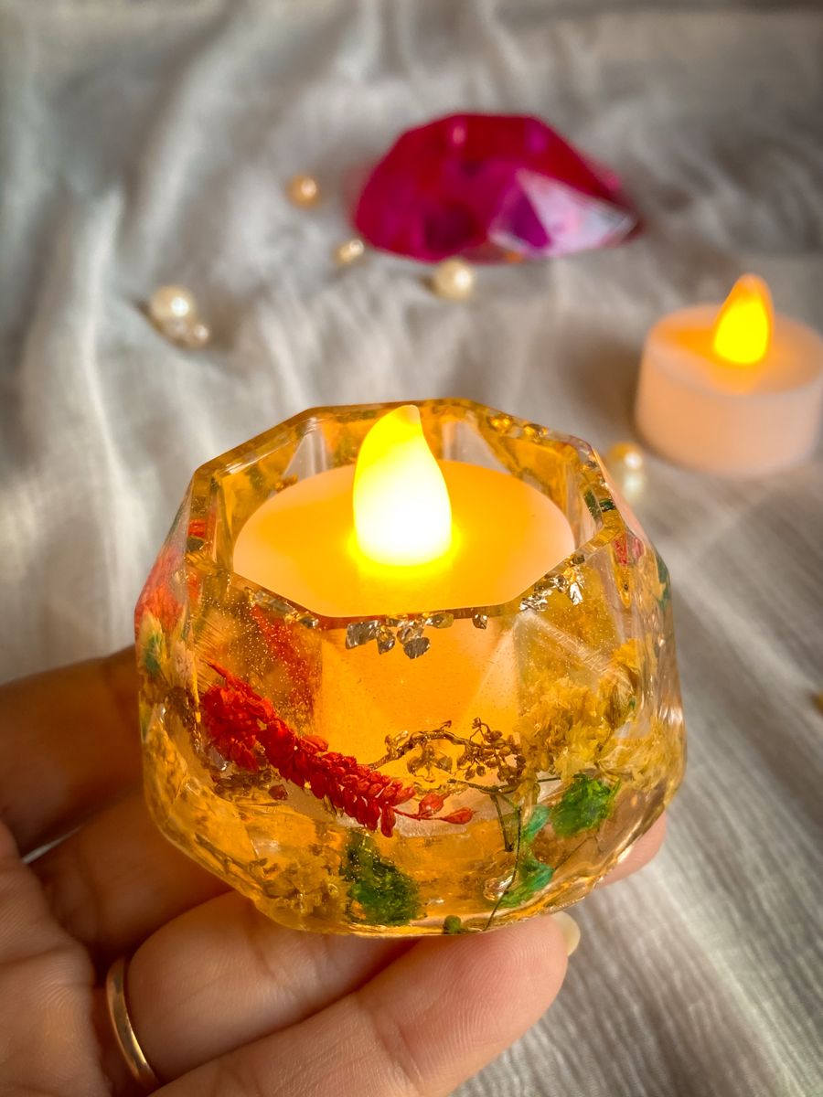 Resin Candle Holder(Set of 2)