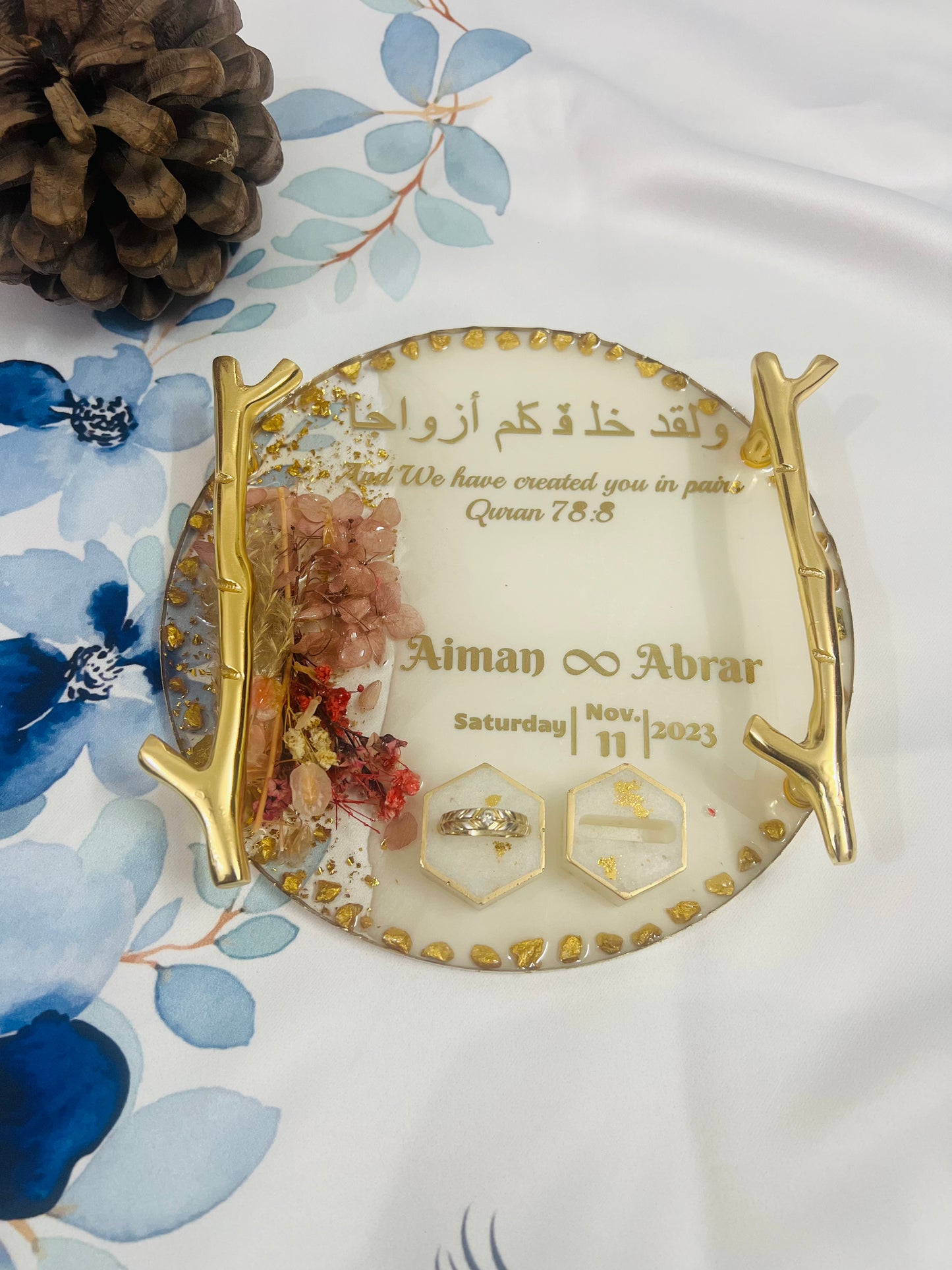 Resin Wedding Plate