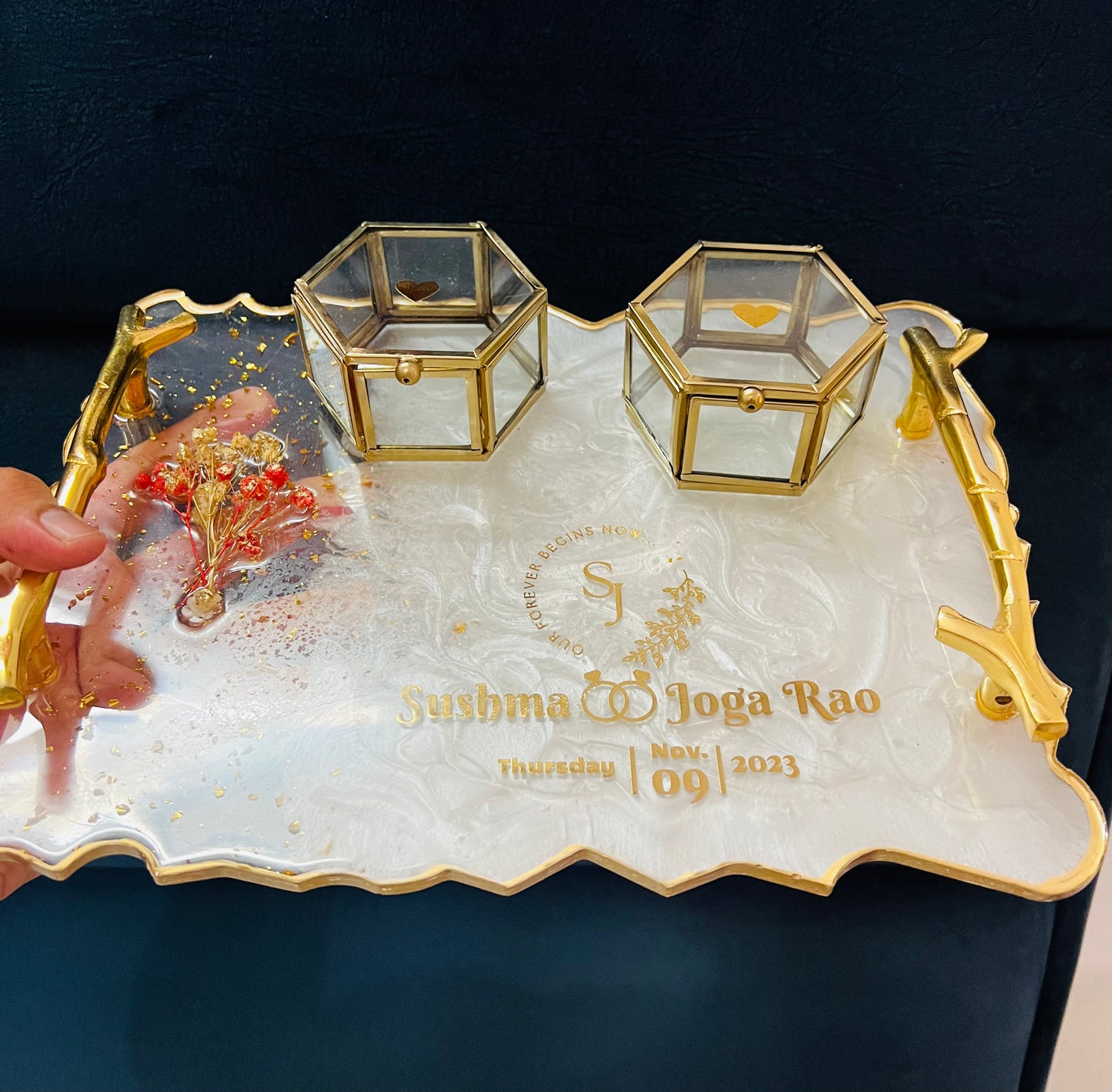 Resin Wedding Plate