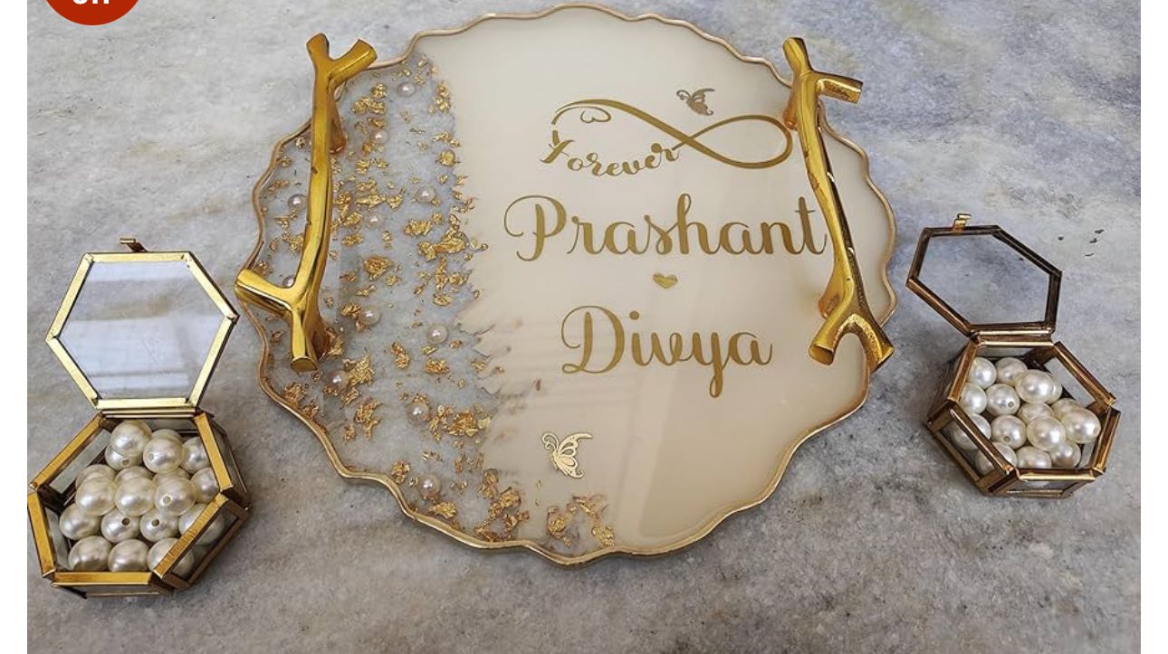 Resin Wedding Plate