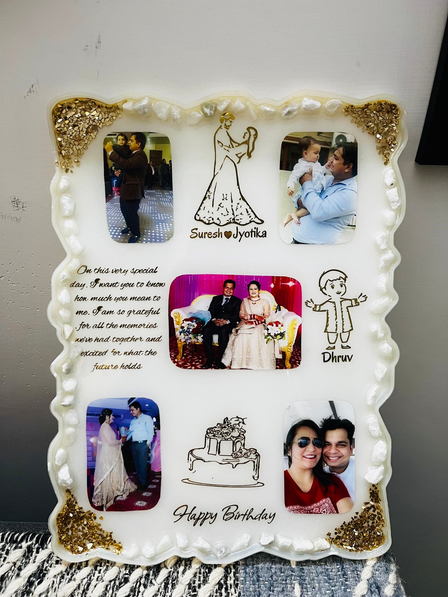 Customized Resin Rectangular Photo Frames