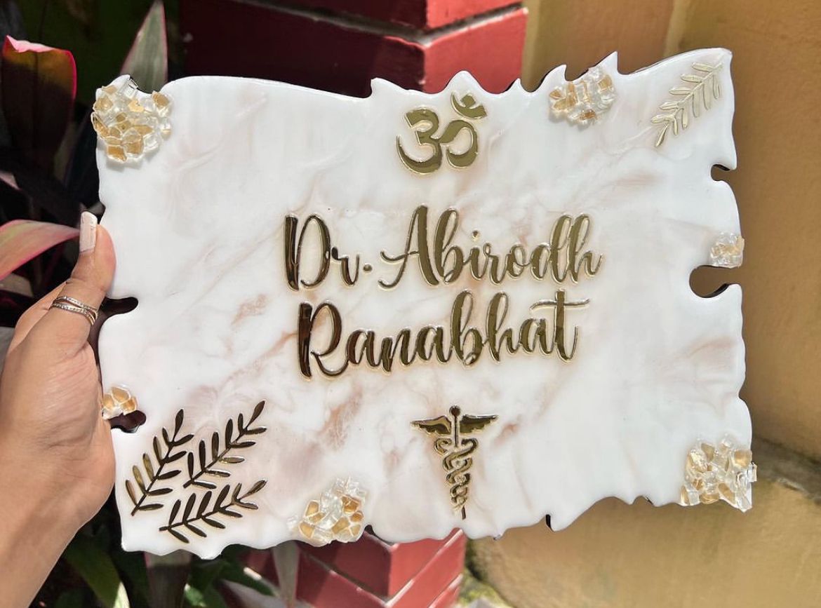 Customized Resin Name Plates