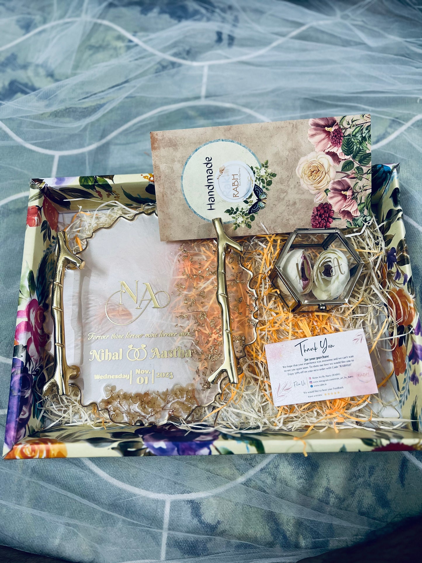 Resin Wedding Plate