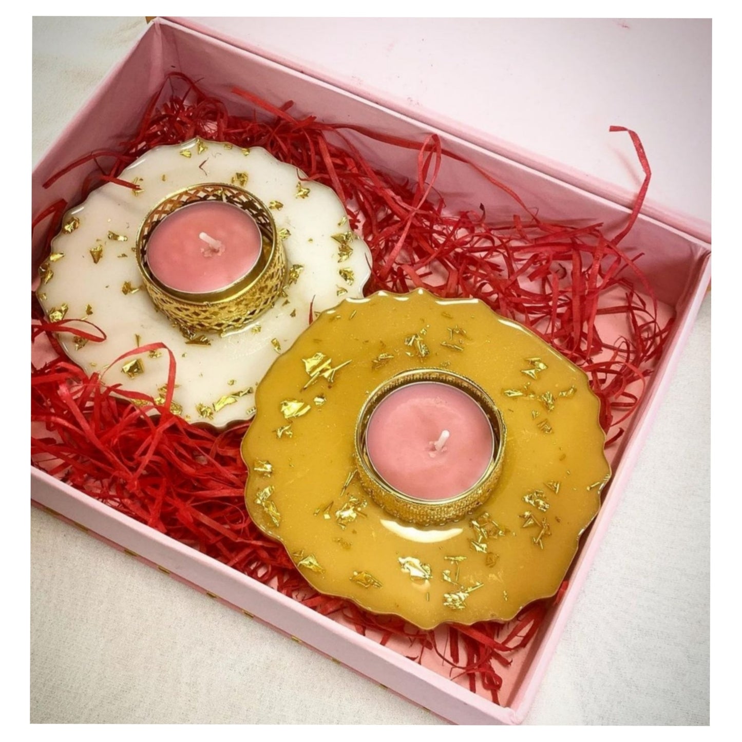 Resin Candle Holder(Set of 2)